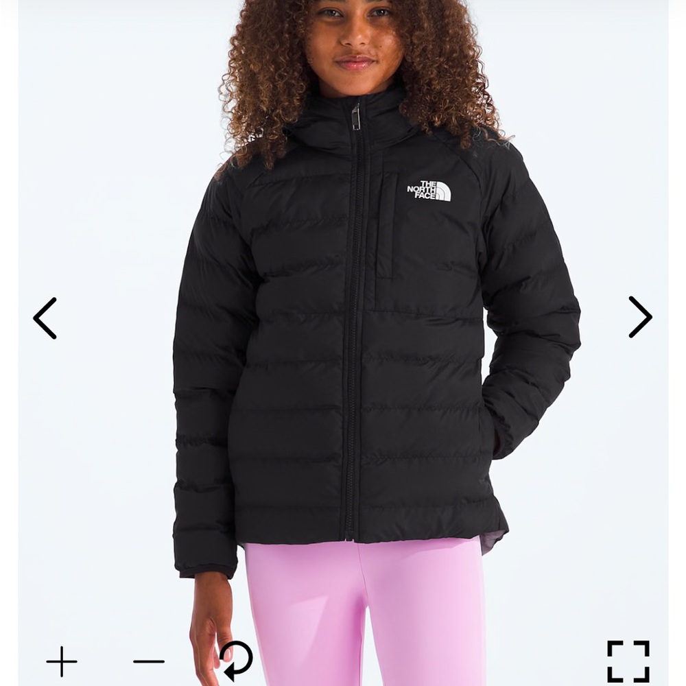 Girls The North Face, size 12 l/g, black, 600